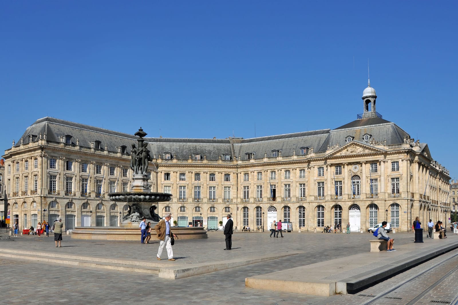 Place de la Bourse en Burdeos