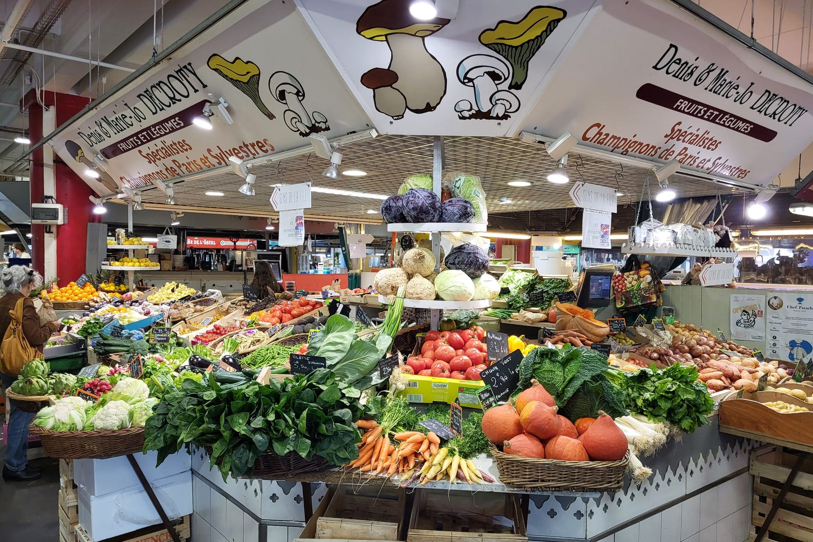 Mercado de los Capuchinos en Burdeos