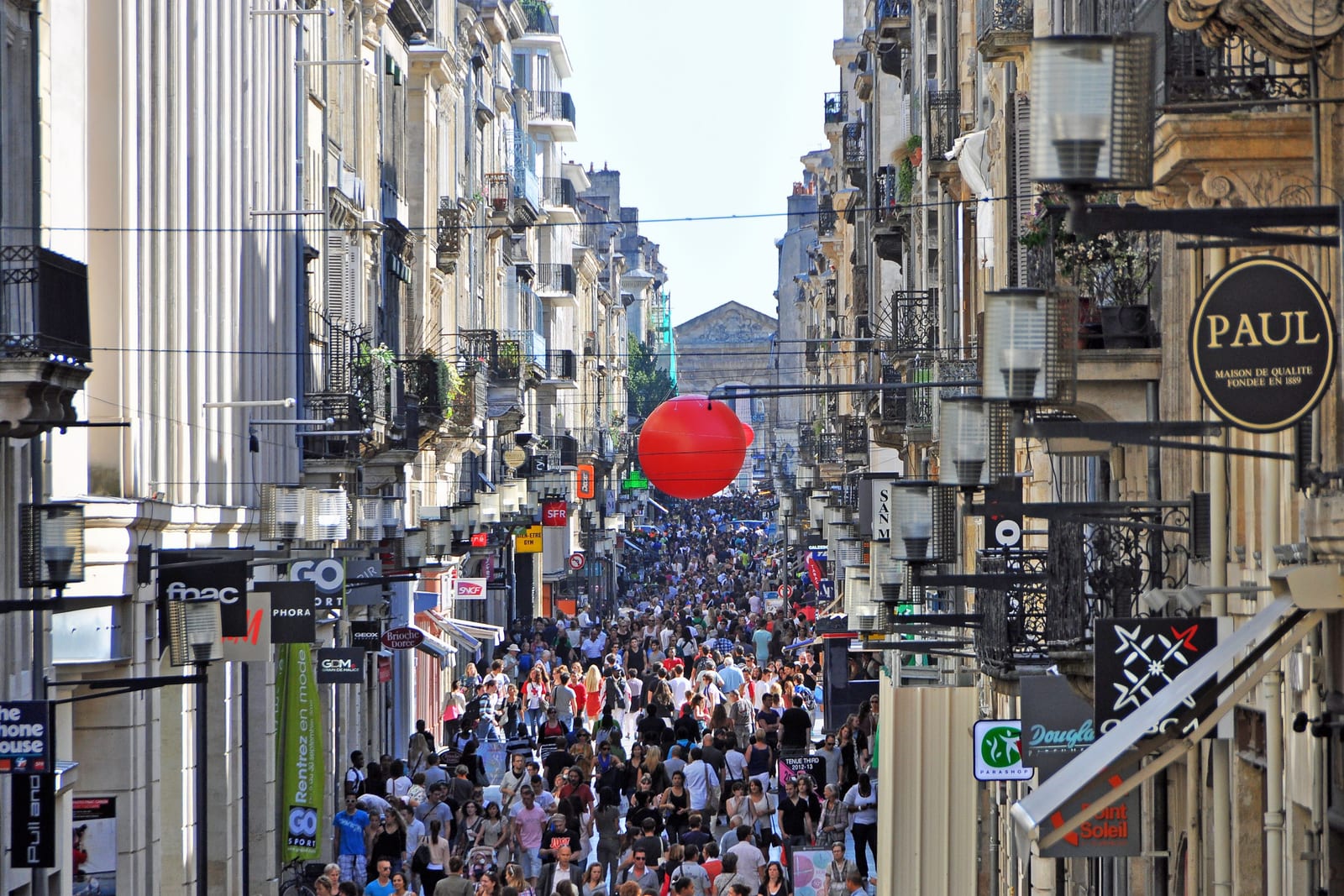 Rue Sainte-Catherine en Burdeos